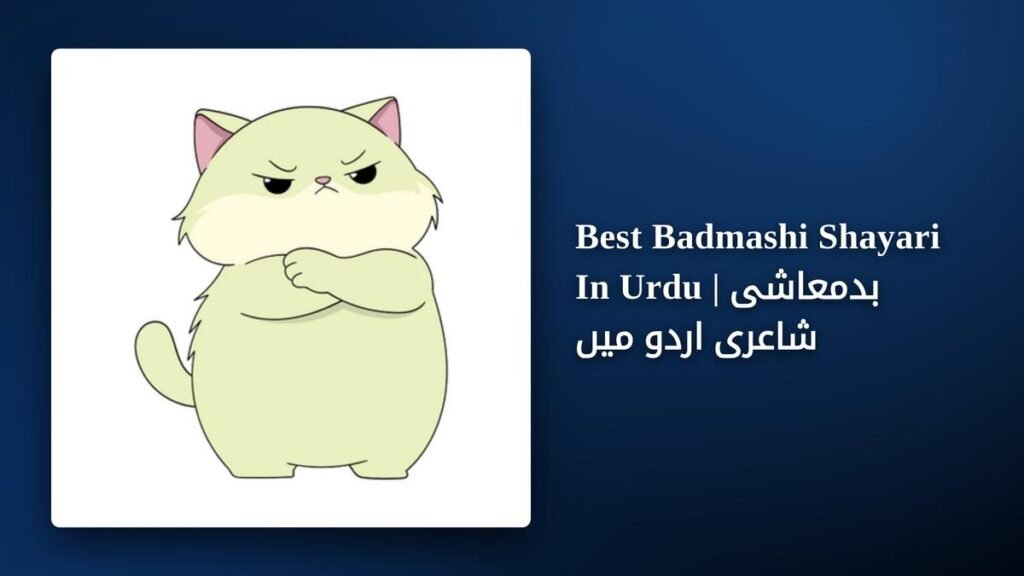 150+ Best Badmashi Shayari In Urdu | بدمعاشی شاعری اردو میں
