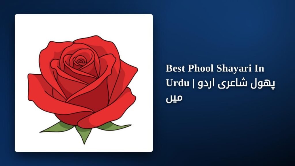 250+ Best Phool Shayari In Urdu | پھول شاعری اردو میں
