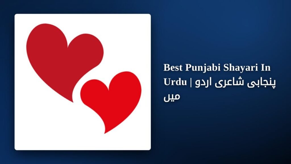 300+ Best Punjabi Shayari In Urdu | پنجابی شاعری اردو میں